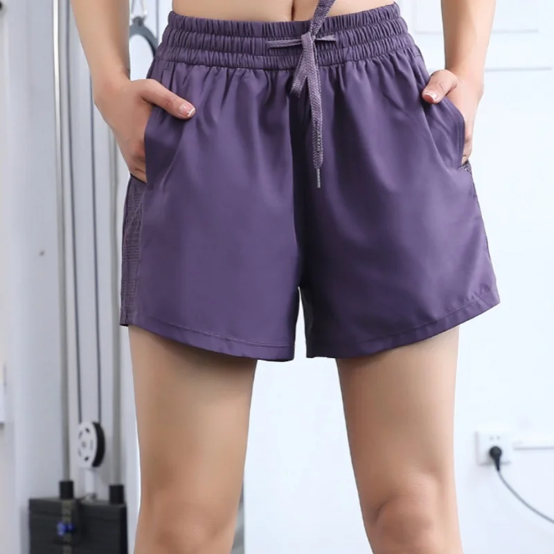 

Sports Shorts Women's Wear Loose High Waist Speed Dry Running Fitness Yoga Pants