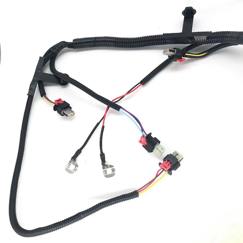 3X Car Front Bumper Reversing Radar Wiring Harness 2067958-00-B Belt Fog Lamp Interface For Tesla Model 3 2021-2023