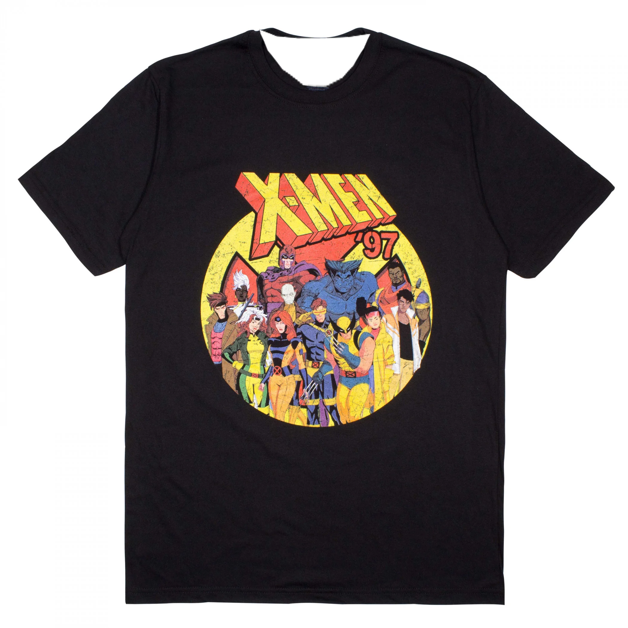 Nueva camiseta con patrón 3D de moda retro para adultos y niños, diseñada con el logotipo de los X-Men, camiseta retro de cómic con estampado del equipo de superhéroes