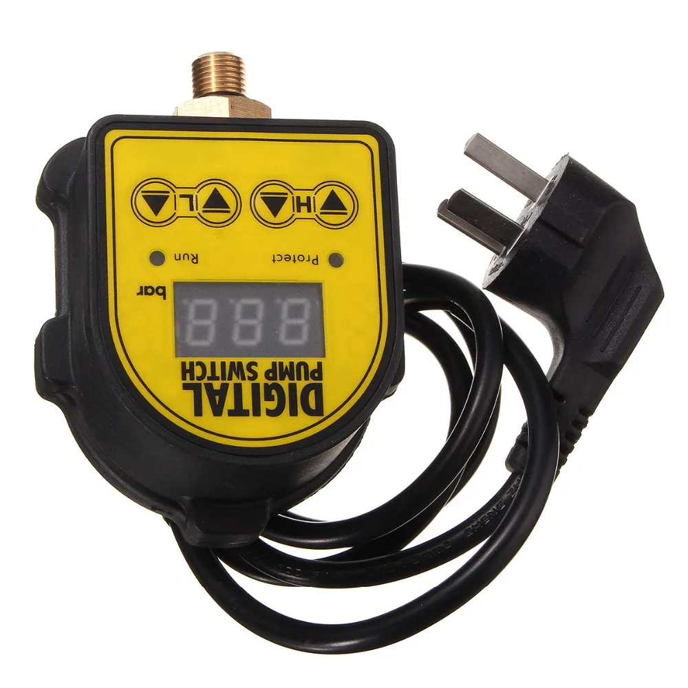 ALLSOME Automatic Digital Pressure Controller ON OFF Switch 220V For Water Ail Gas Pump HT2024