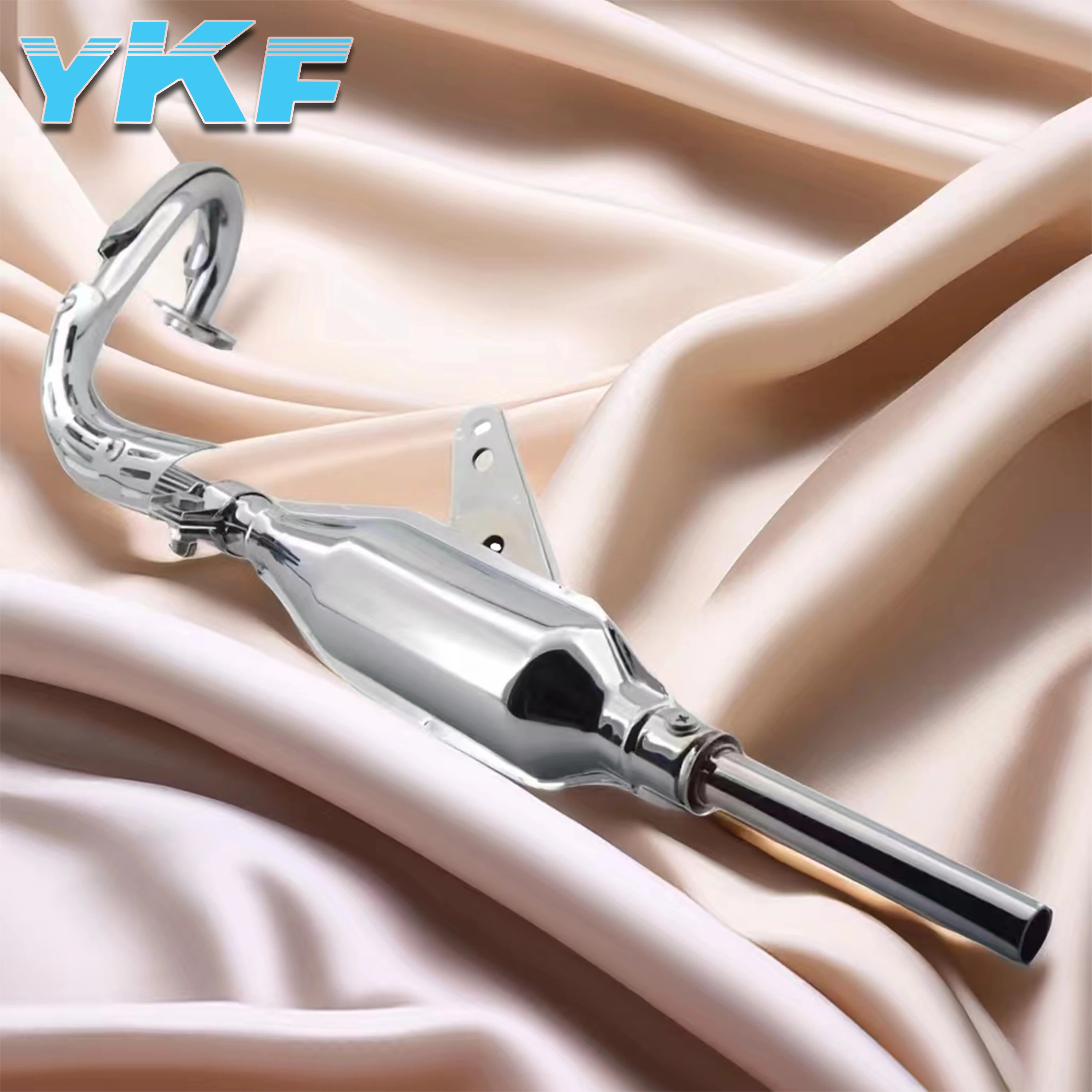 Z50 Exhaust Pipe Fine Triple Chrome Motorcycle Complete Exhaust System for Monkey Z50 K0-K2 Z50a