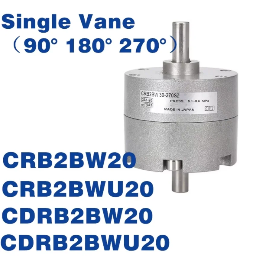 CRB2 CRB2BW20 CRB2BWU20 CDRB2BW20 CDRB2BWU20 -90SZ -180SZ -270SZ Single Blade Vane Rotary Cylinder Swinging Pneumatic Actuator
