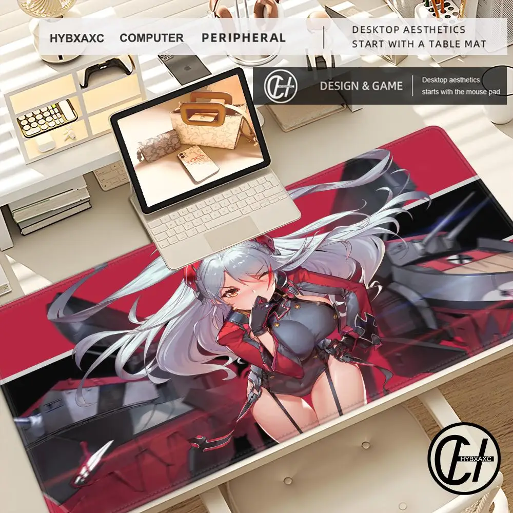 

Prinz Eugen Azur Lane Sexy Anime Girl Mousepad Large Gaming Mouse Pad LockEdge Thickened Computer Keyboard Table Desk Mat