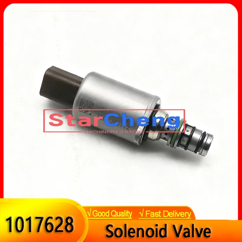 24V Hydraulic Pump Proportional Solenoid Valve 1017628 for SY215 SY235 SY335 Excavator