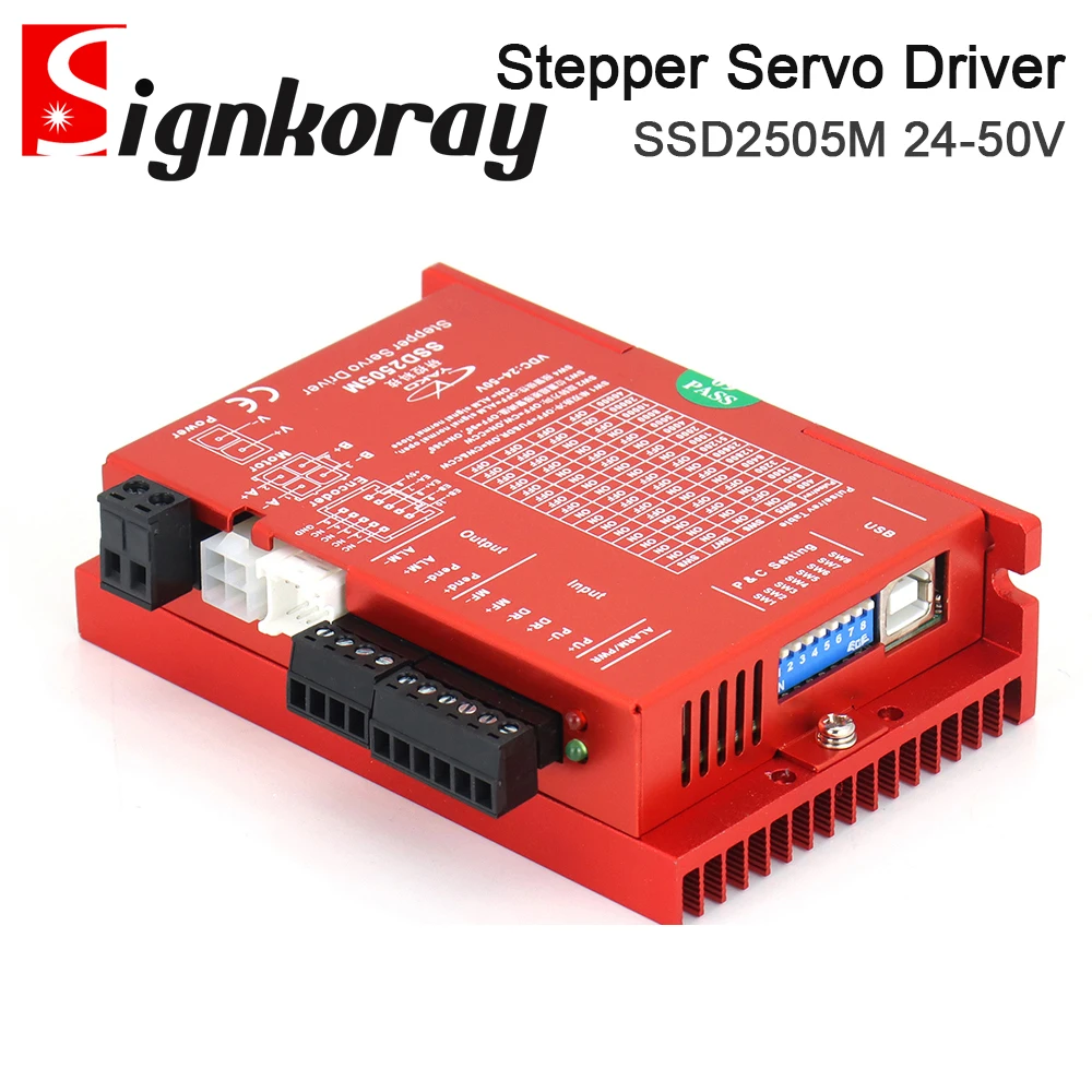 SignkoRay YAKO 2 المرحلة حلقة مغلقة محرك سيرفو سائق SSD2505M 24-50VDC لجهاز التوجيه باستخدام الحاسب الآلي
