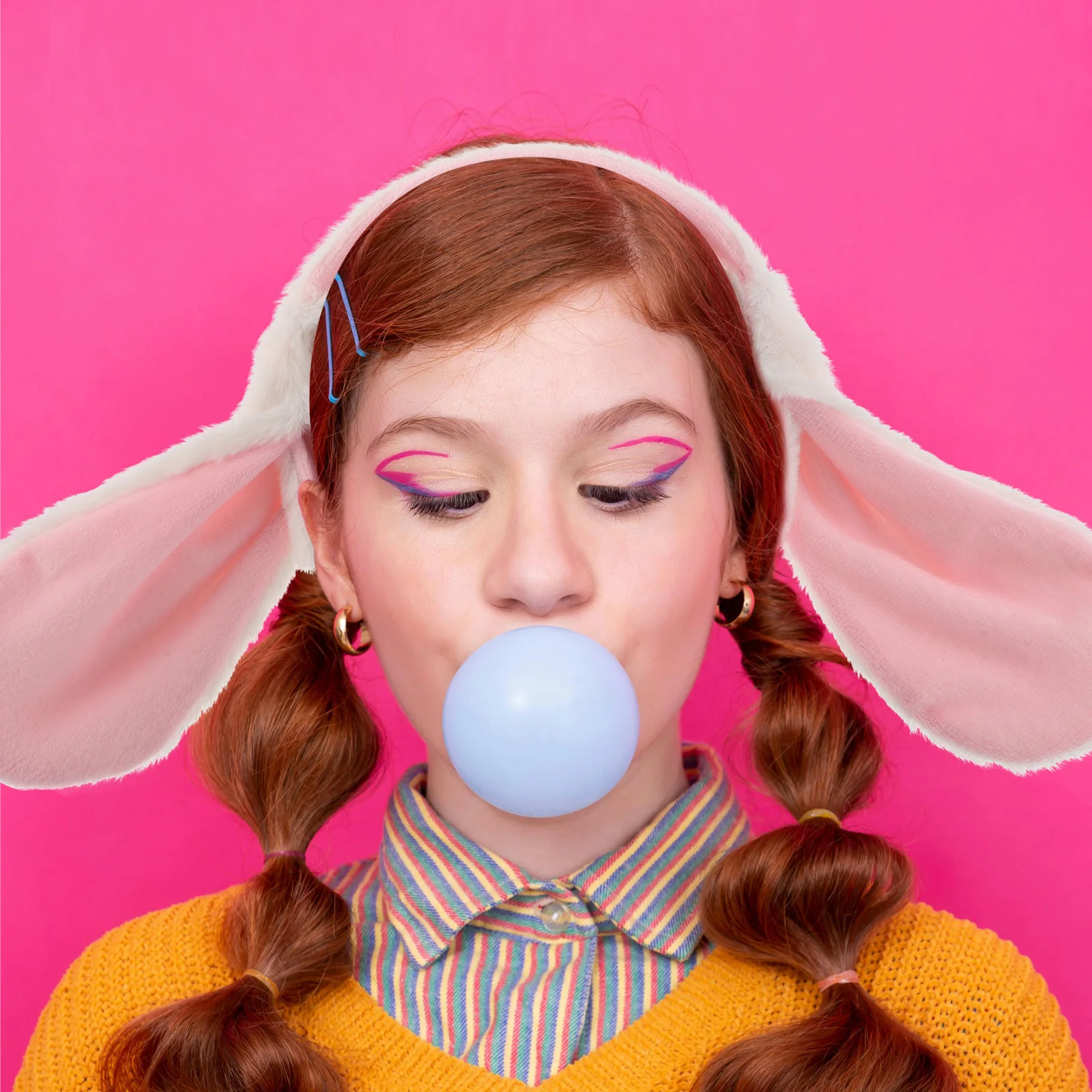 

1 комплект, аксессуары для костюма с заячьими ушками и хвостом, мягкая пушистая повязка на голову с кроликом для Пасхи, Хэллоуина, нарядное платье, комплект для косплея кролика для