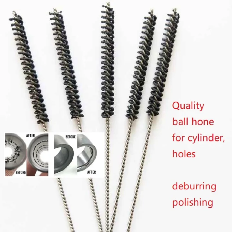 

[Promotion] Flex Honing Cylinder Brush Flex Ball Hone 320grit CNC Micro Honing Tool for Cylinders VEYER Drill Cleaning Brush