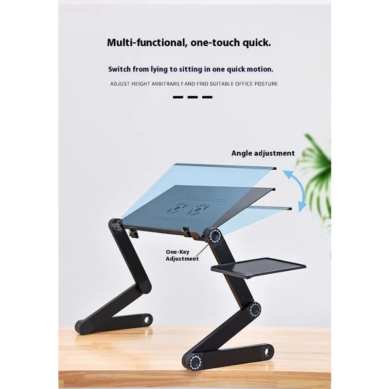 حامل الكمبيوتر المحمول قابل للتعديل مريح العائمة مكتب جبل صينية سرير قابلة للطي مكتب المنزل الكمبيوتر حامل التبريد العنصر الساخن بيع #6