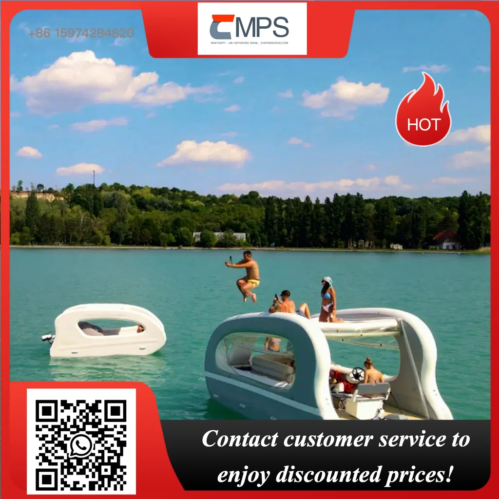 Bote Inflable DWF al por Mayor con Motor Fuera de Borda, Catamarán, Bote de Pesca, Yate Inflable