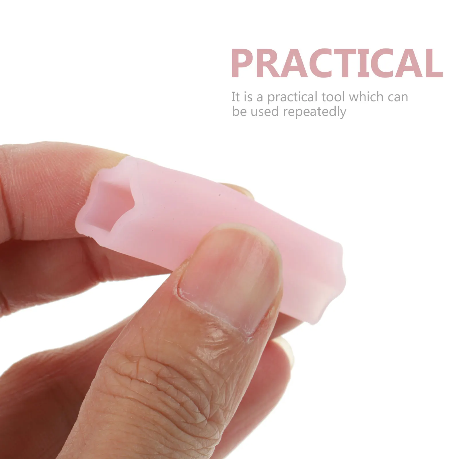 

4pcs Nail Cuticle Scissors Protective Cover Manicure Pedicure Tools Scissor Sleeve Nipper Cap For Kids Safety Pink Rose Red