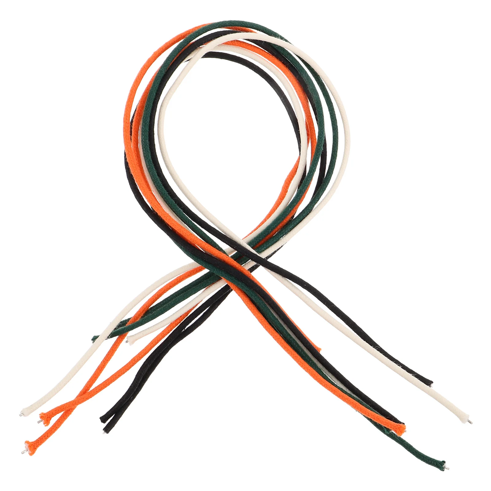 

8Pcs Pre-Tinned Guitar Wire Kit Color Differentiation Solderless Parts for Electric and Bass Guitars Cable Guitar