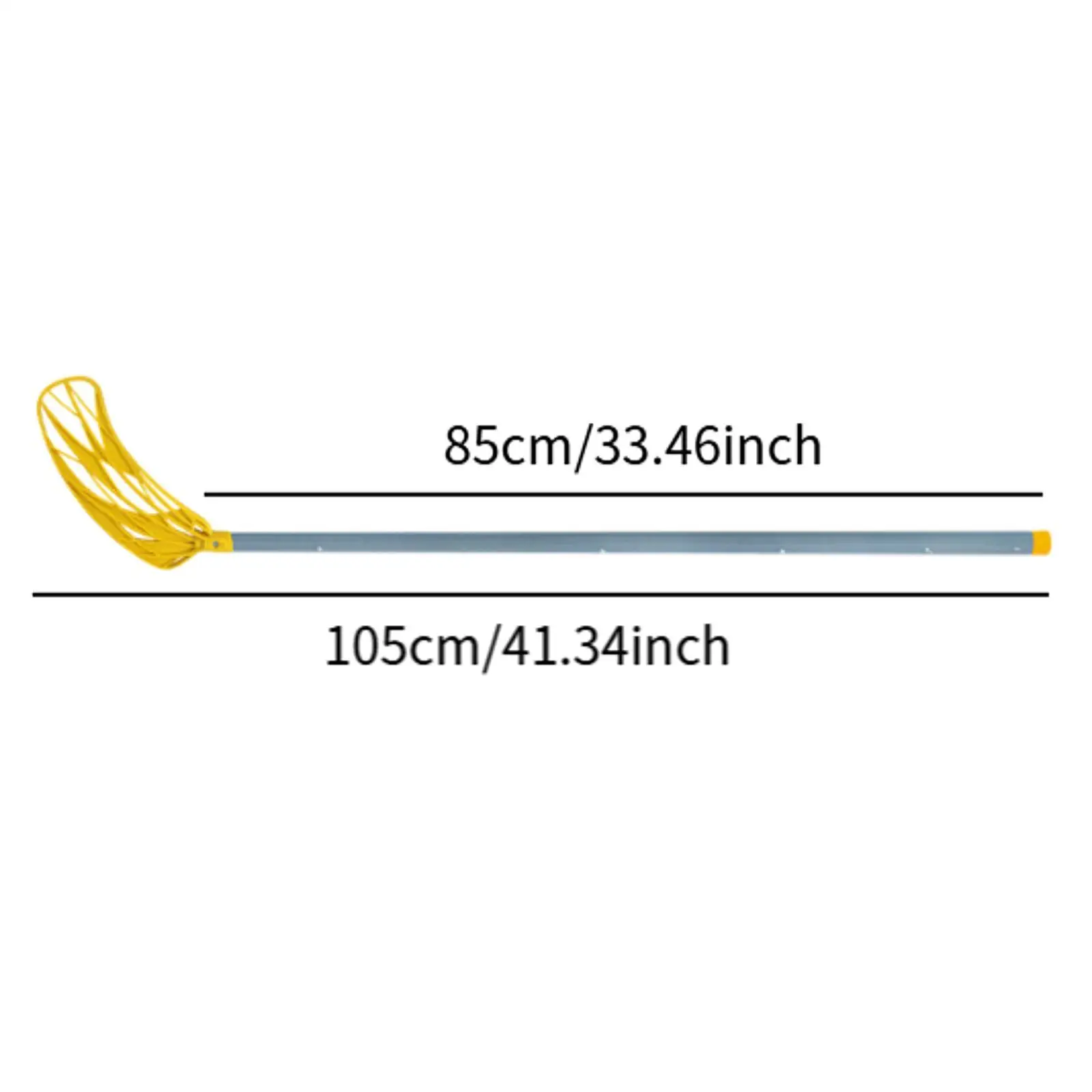 عصا الهوكي طول العمود 85 سم تحسين معدات هوكي الجليد خفيفة الوزن عصا الكرة الأرضية للرياضات الخارجية