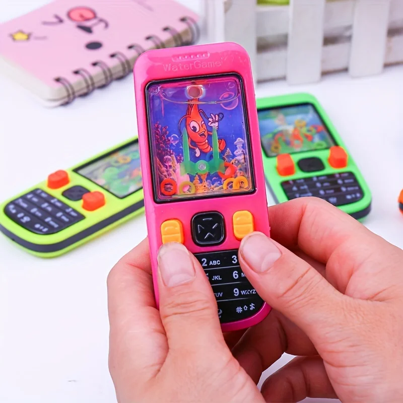 Random 1pc children\'s puzzle mobile phone modeling ring water cooler