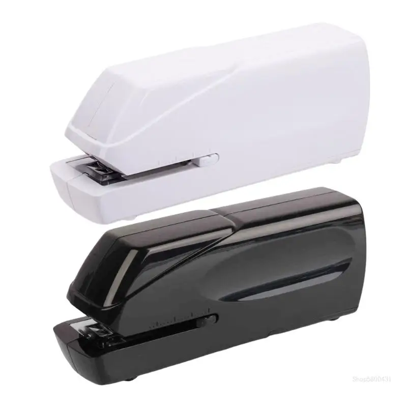 Electric Paper Stapler Adapter/Battery Powered 20 Sheets Capacity for File Document Meeting Paper Homework Sheet