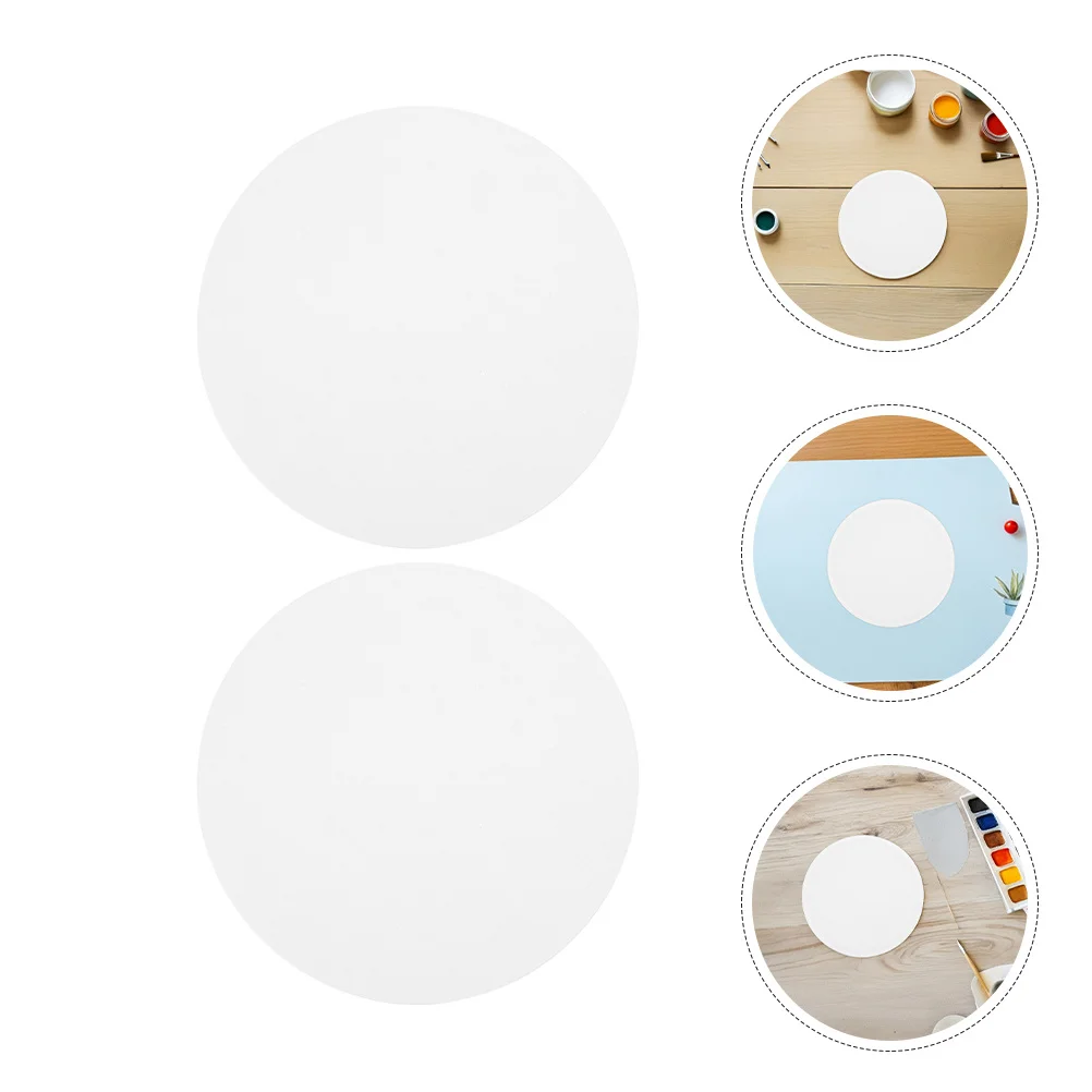 100 szt. Okrągłe kartoniki do kaligrafii, wytrzymały materiał, kompatybilne z narzędziami artystycznymi, idealne do kreatywnego szkicowania i prac DIY.