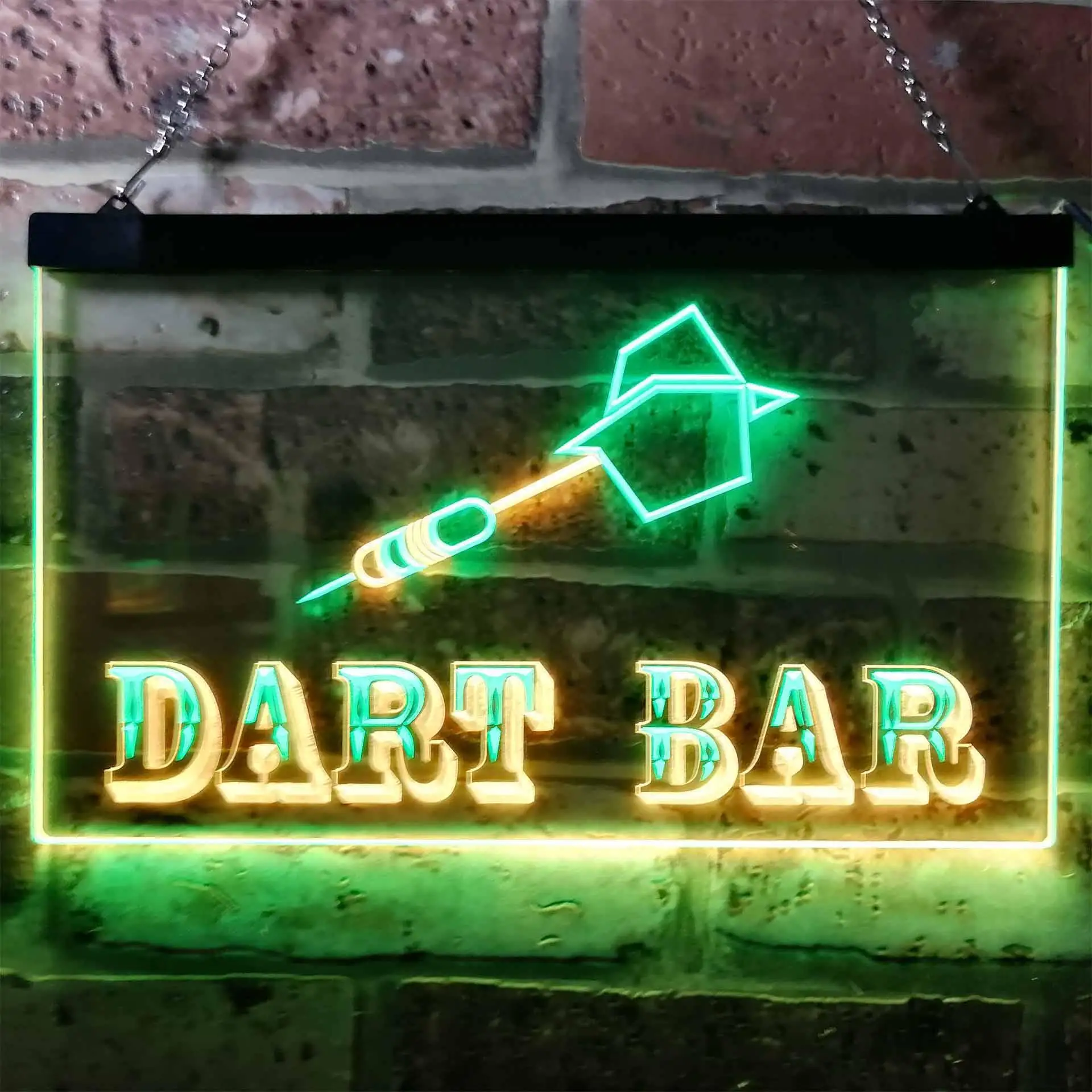 Dart Bar Dual Color Led Neon Sign st6-m0118