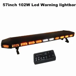 57inch 102W Truck Warning light bar,Ambulance fire engine Police boat emergency light,Car Strobe Warning Lightbar,waterproof