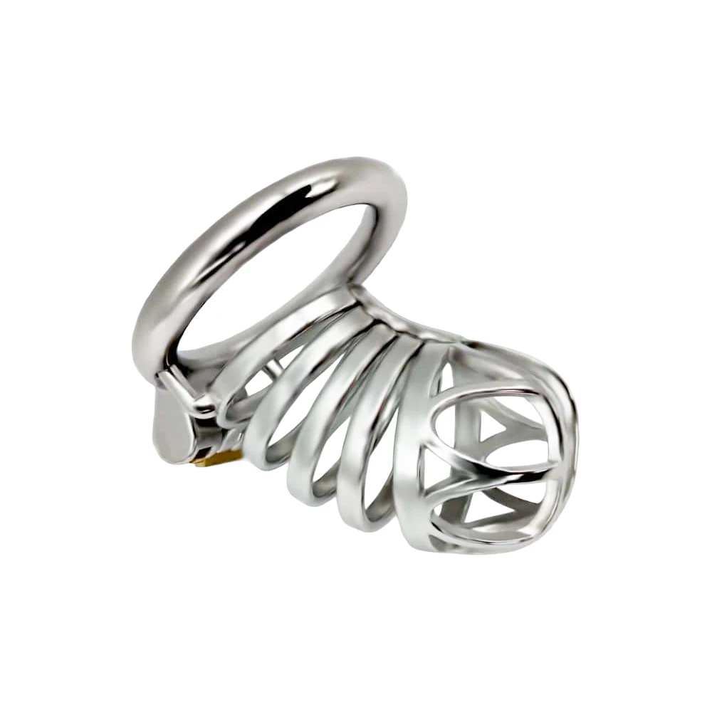 FRRK 43 Dormant الجوف العفة حزام قفص القضيب المدمج في قفل دور اللعب المثيرة الكبار لعبة الجنس للرجال مثلي الجنس Sexshop القضيب الامتناع عن ممارسة الجنس #5