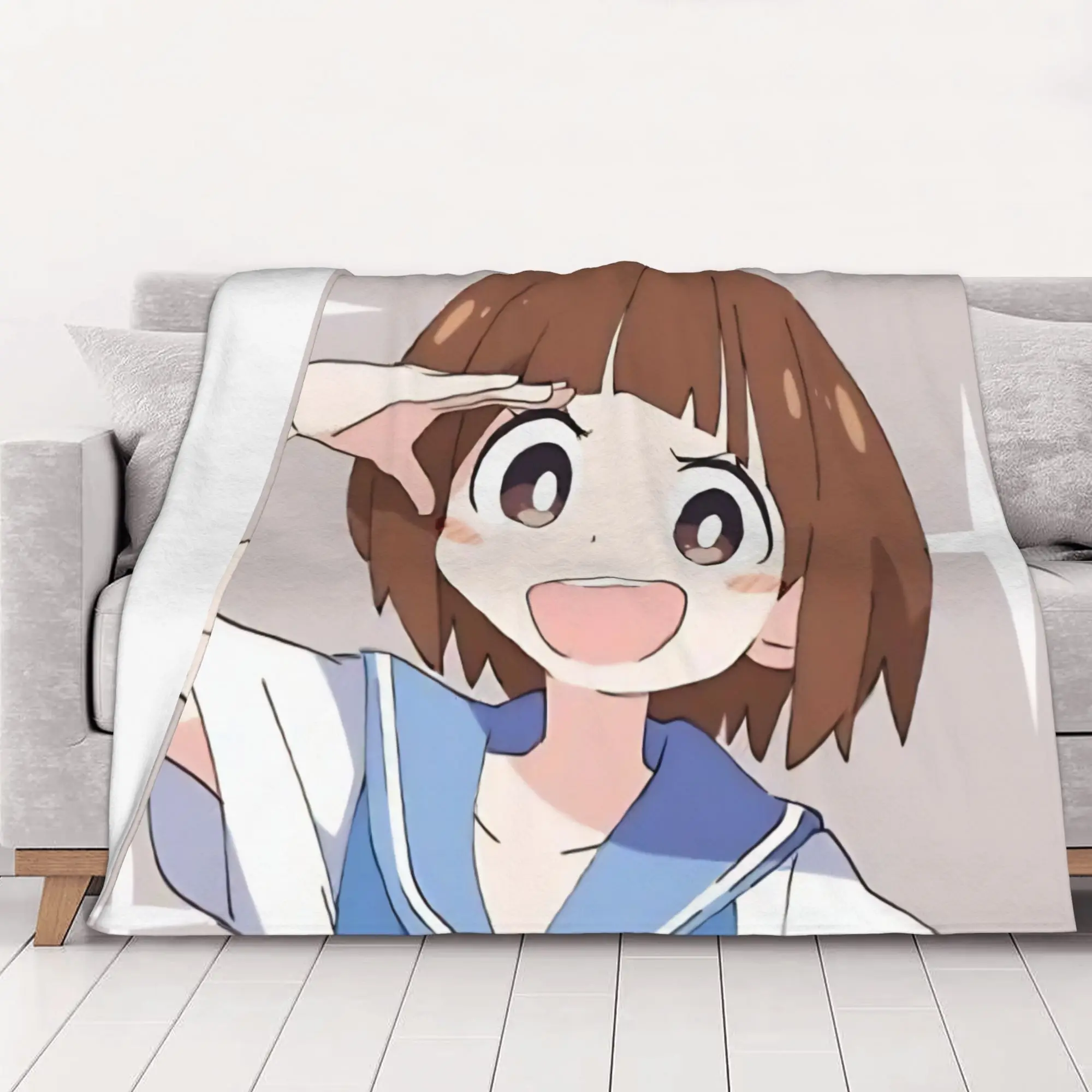 1PC Home Cute Room Decor rebellious teen  Blanket Throw Blanket Kill la Kill Novelty Warm Blanket All Season