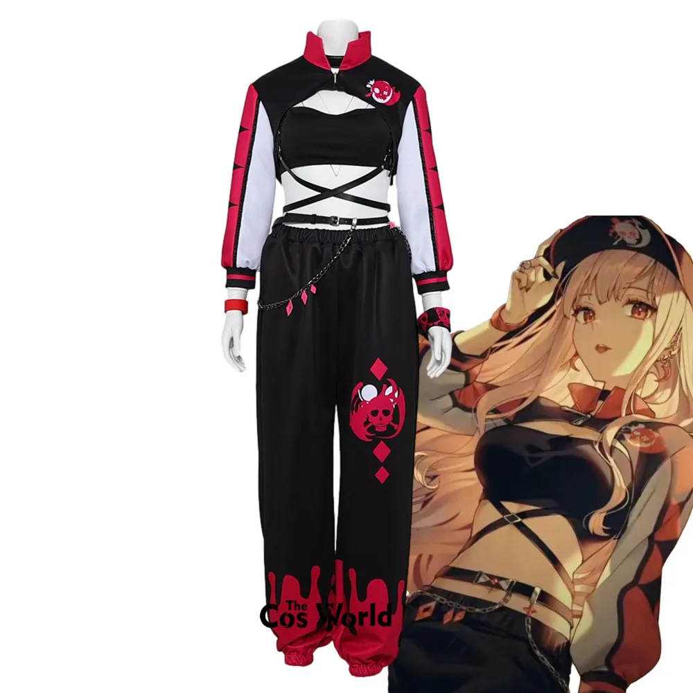 YouTuber Virtual VTuber Hololive English Mori Calliope Outfits Anime Customize Cosplay Costumes