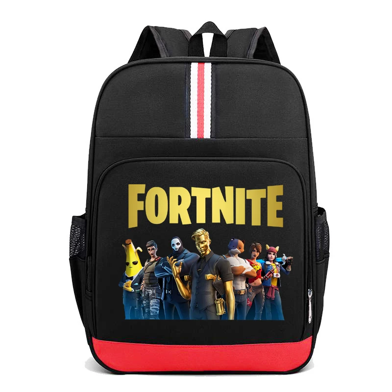 

New Fortnites Kids School Backpack Cartoon Printed School Bag Boys Large Capacity Backpack Child School Supplies Birthday Gifts