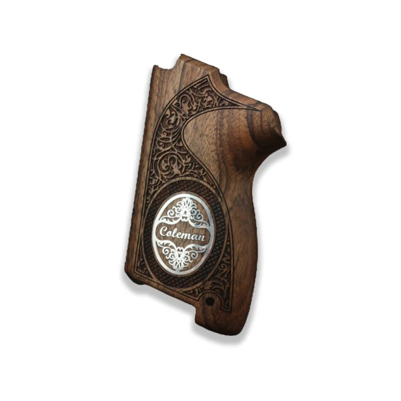 KSD Brand Smith Wesson CS45 Compatible Walnut Grips Framed