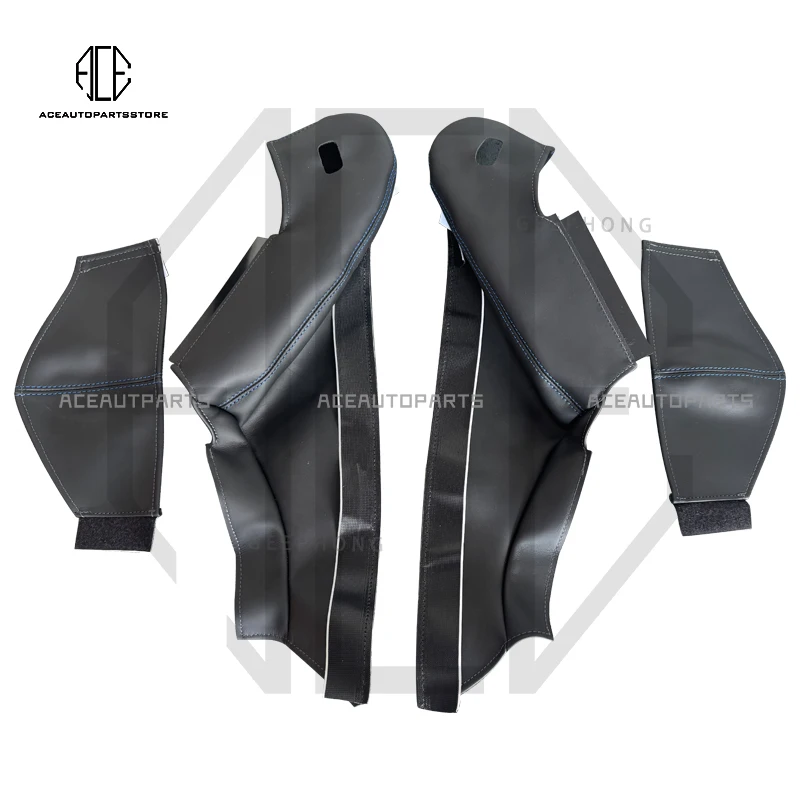 Für Porsche 911 GT2RS GT3 GT3RS 918 718 GT4RS Carbon-Schalensitz Seiten-Taillenstütze Echtleder-Schutzbezug Interieur
