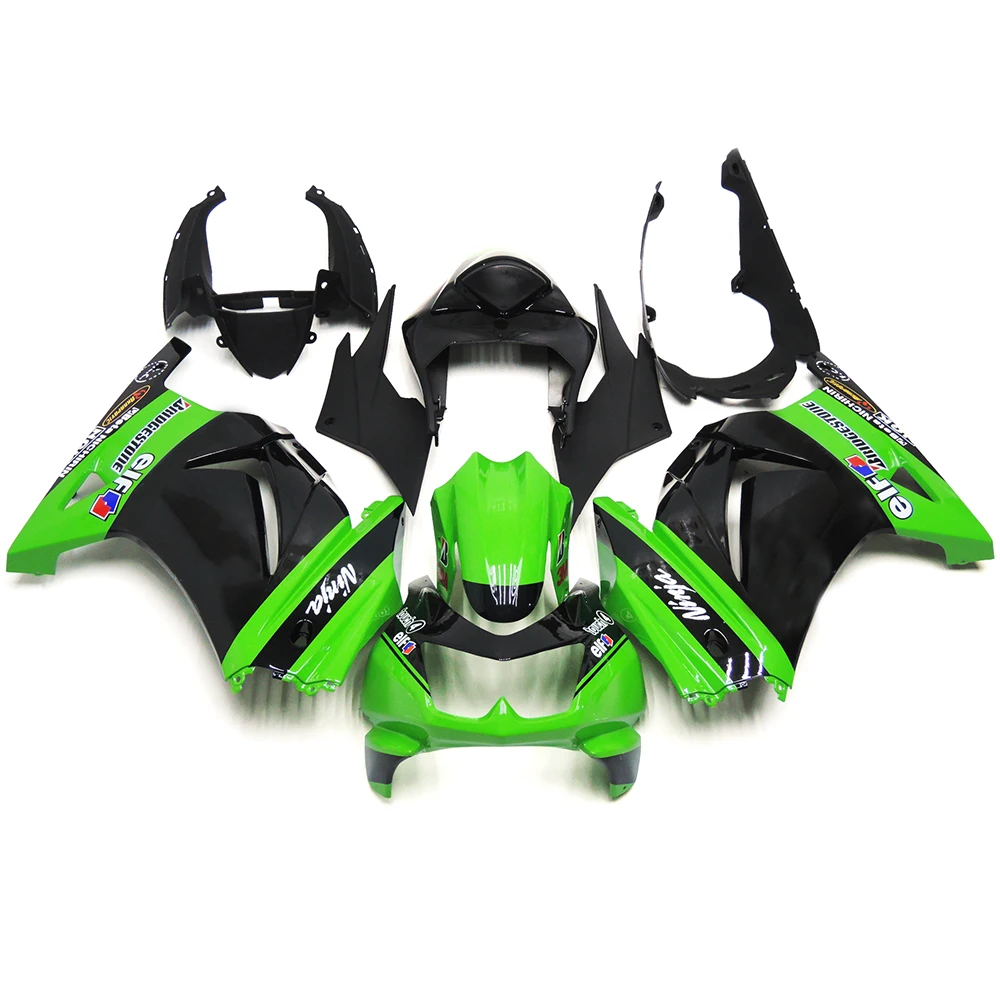 Motorcycle Fairing Kit ABS Plastic Injection Body Bodykits For Kawasaki Ninja250 Ninja 250 EX250R EX-250R 2008-2010 2011 2012