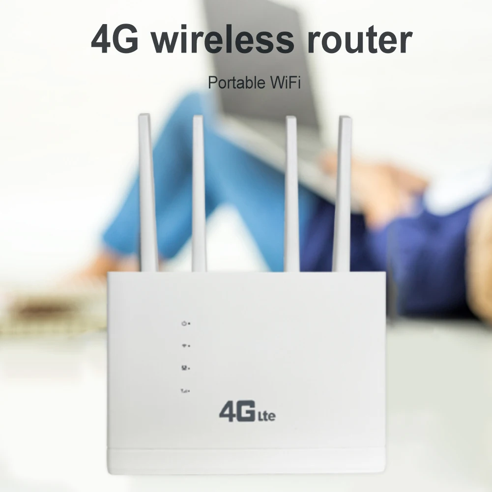 

4G LTE WIFI Router 300Mbps 4G Wireless Router With Sim Card Slot External Antenna Networking Wireless Modem for Home Office