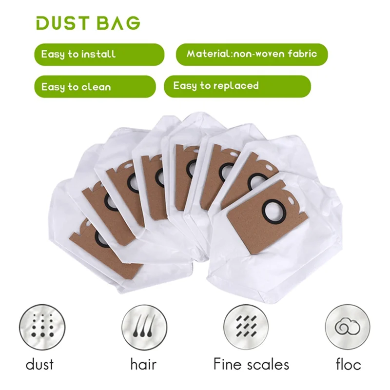 

Sweeper Accessories 16 PCS Dust Bags Replacement for V980MAX V980PLUS Robot Vacuum Cleaner Dust Bag