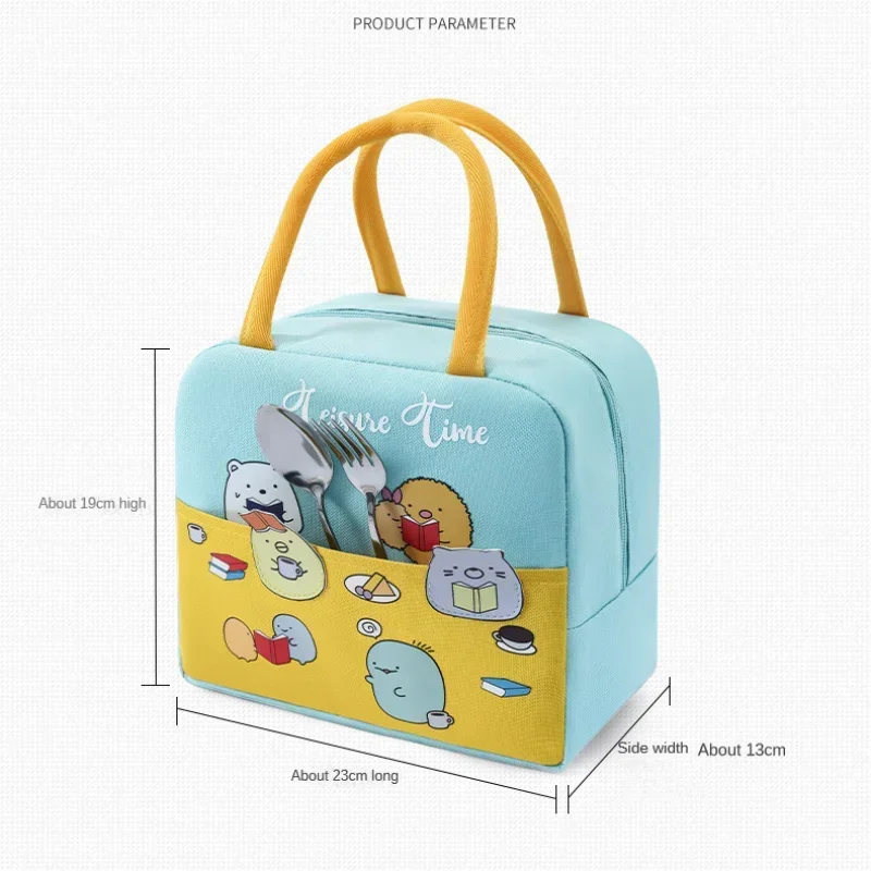 Children\'s Lunch Bag Portable Cartoon Handbag Thickened Insulation Fresh Refrigerated Bag Children\'s Bag