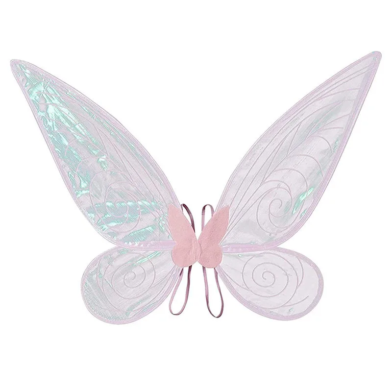 Fairy Elf Angel Butterfly Wings Women Girls Princess Elf Fairy Cosplay Halloween Party Dress Up Festival Rave Performance puntelli