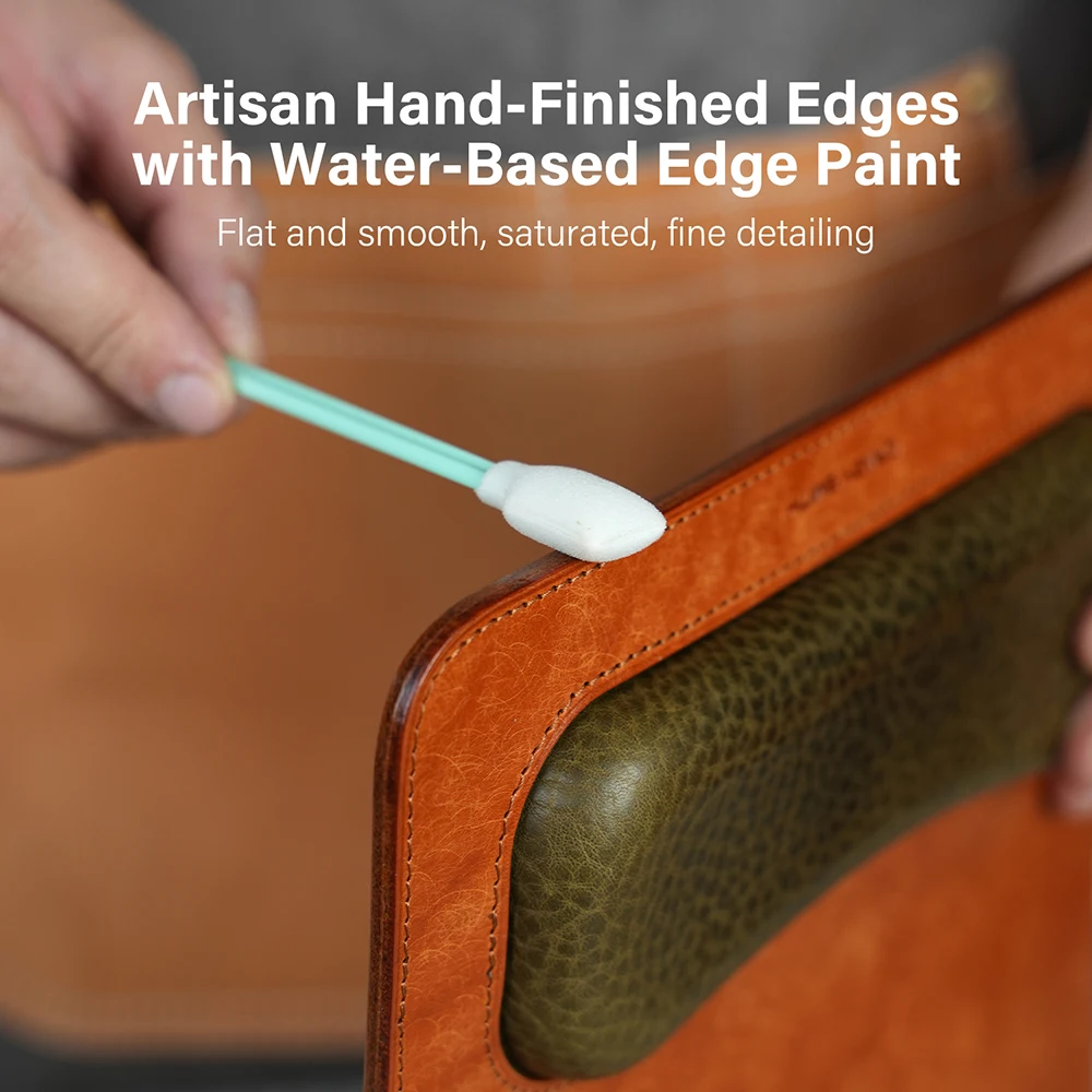 CRAZYSMITH Top Grain Leather Mouse Pad with Wrist Support Pad Full Grain Genuine Leather Desk Mat Office Laptop PC Accessories