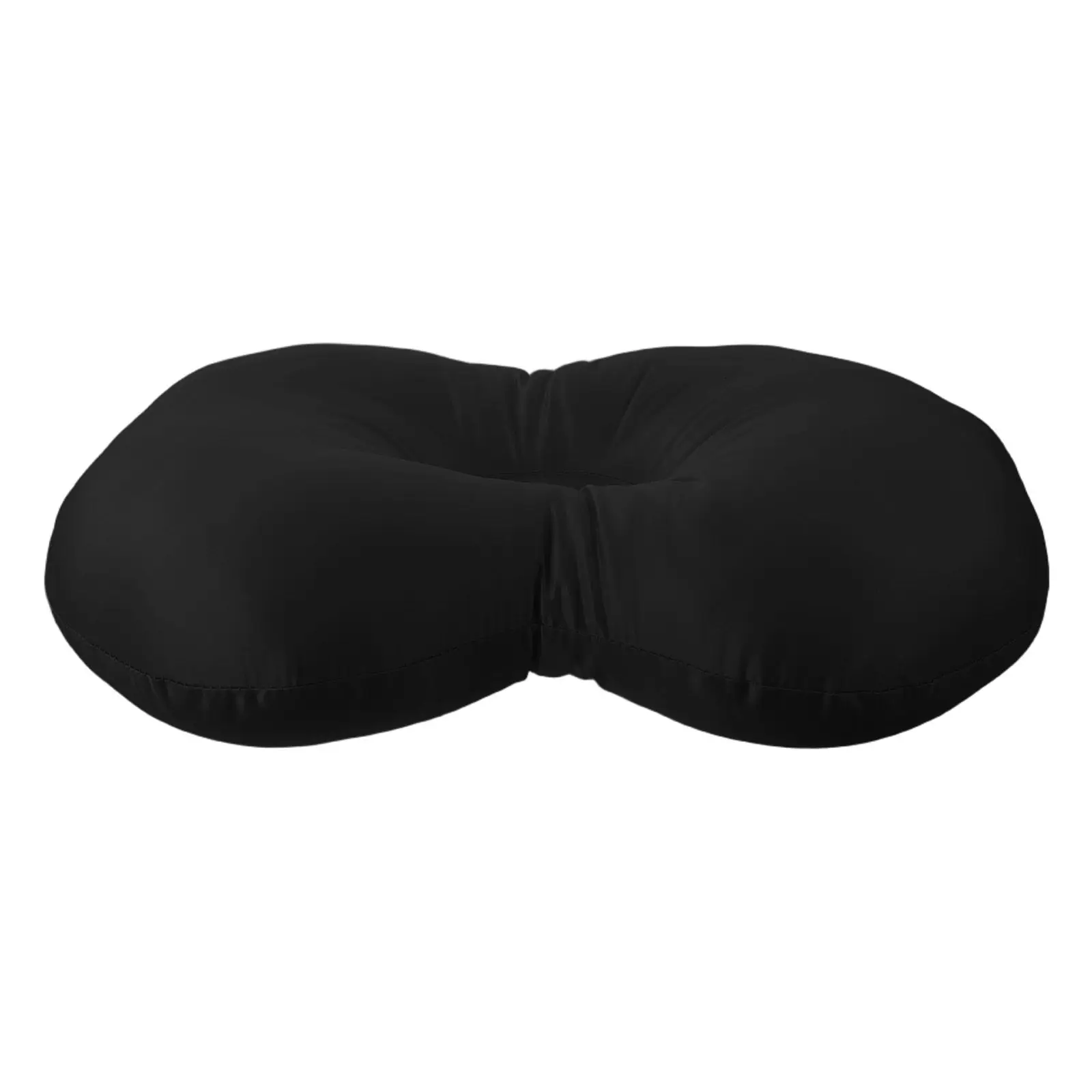 Ear Piercing Repair Pillow Bedside Relief Cushion Comfort Pillows Sleeping Circle with Hole Cartilage Black