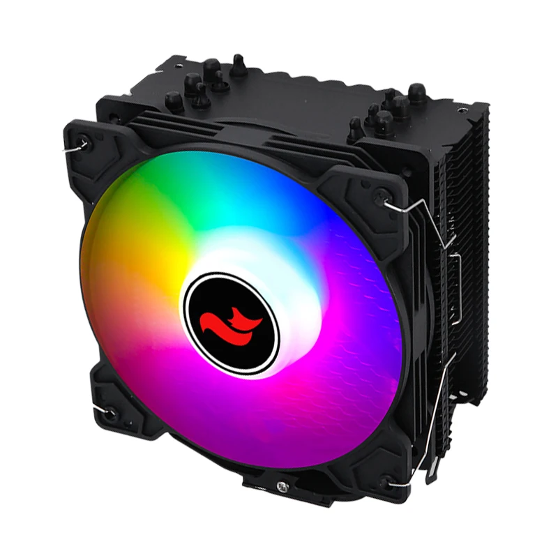 HNHU CPU Cooler 120mm Fan 4Pin/PWM x79 x99 AM3 AM5 AMD Processor 4/6 Heat Pipe Air-Cooled Installing LGA2011 2066 115x 1200 1700