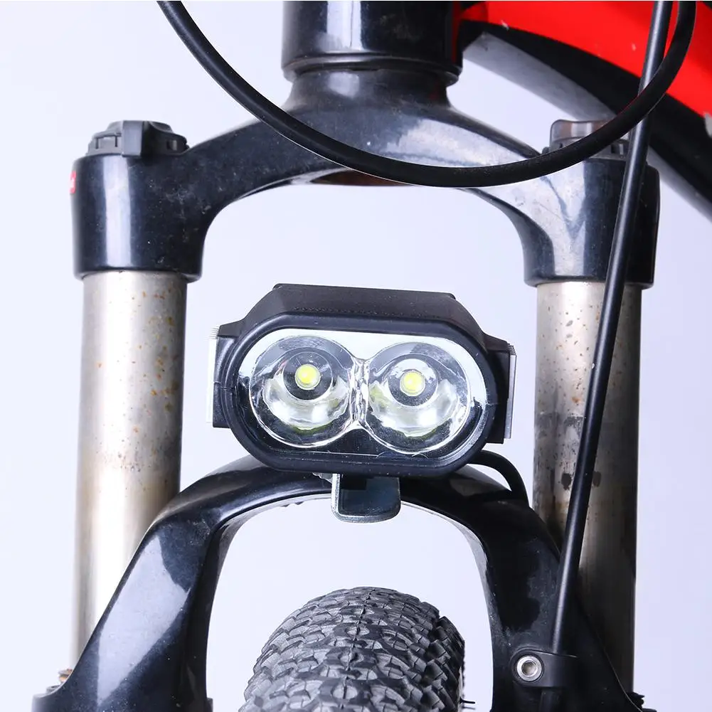 1PCS 36V / 48V / 60V Electric Bicycle Horn Light Electric Scooter E-bike Headlight Led External Cycling Elements Bike Light