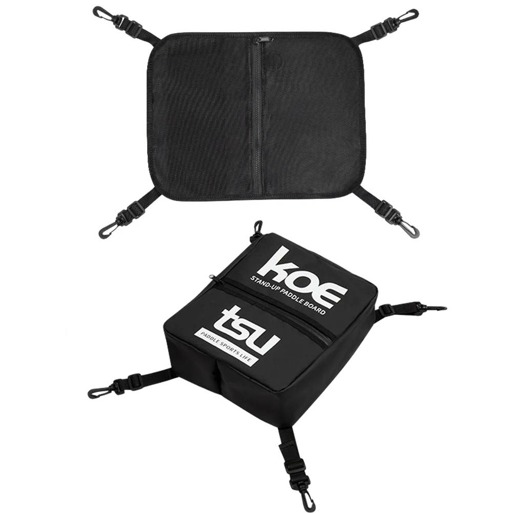 الوقوف مجداف مجلس سطح السفينة حقيبة مقاوم للماء حقيبة شبكية التجديف مع مشبك قابل للتعديل وثابتة في الهواء الطلق تصفح الملحقات