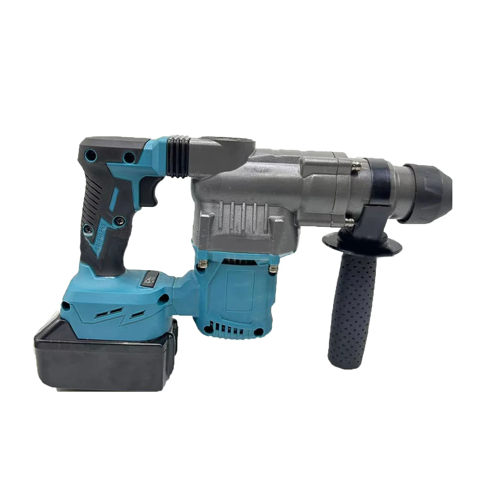 21V DIY Brushless Cordless Hammer Drill 2-Mode Rotary Hammer Drill Multifunctional for Makita 18V Battery 26MM 1200RPM