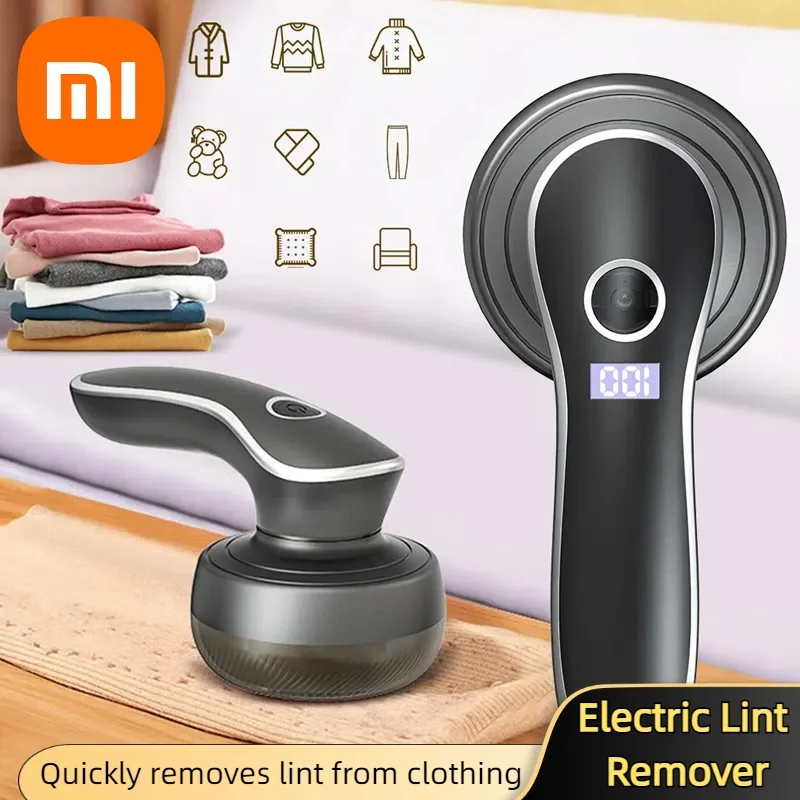 Xiaomi Electric Digital Display Hair Remover Rechargeable Fabric Shaver for Clothes Fluff Hair Ball Portable Hair Remover