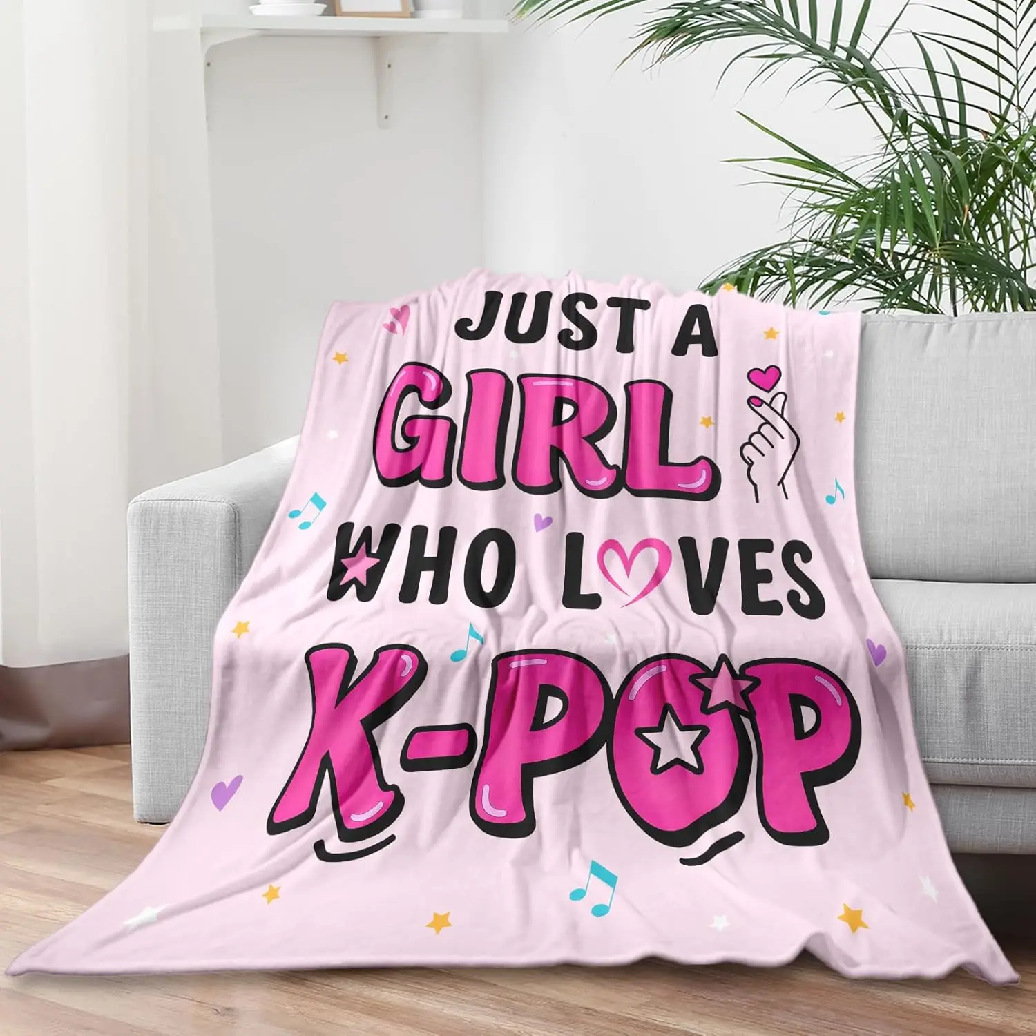 1PC Blanket Flannel K-POP Lovers Throw Blankets For Coach Sofa Home Decor Cozy Warmth Birthday Gift Blanket For Girls