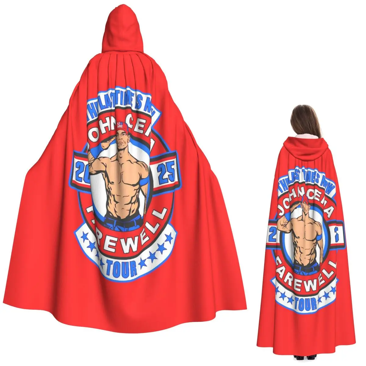 

Aesthetic John Cena Netflix NetflixWwe Raw Long Hooded Cloak Witch Medieval Costume Cosplay Cape HalloweenParty Adult Unisex