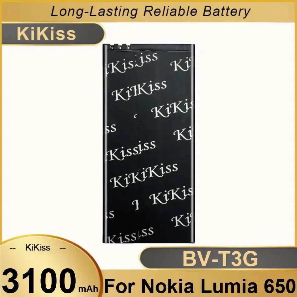 

High Performance BV-T3G Mobile Phone Battery 3100Mah Lightweight For Nokia Microsoft Lumia 650 RM-1154 BVT3G BV T3G