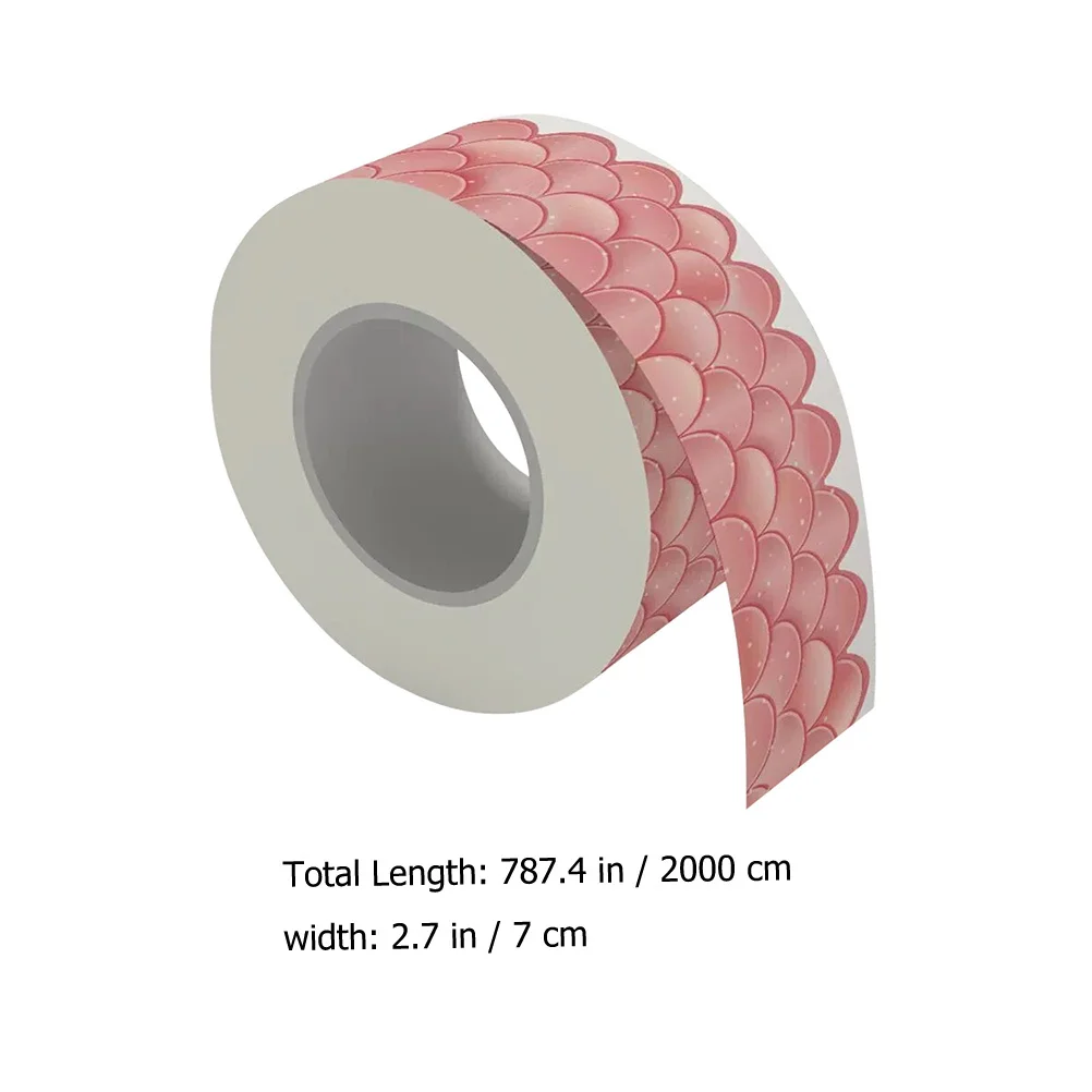 1 لفة لوحة الإعلانات مقياس نمط الزخرفية الحدود قشر عصا السبورة الإطار ملصق للفصول الدراسية المنزل مكتب الجدار #2