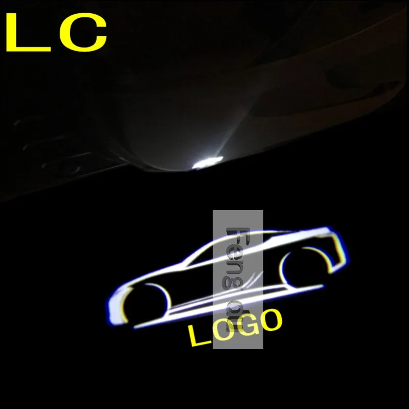 2pcs LED Car Door Welcome Light Projector Ghost Shadow Light Courtesy Light For Lexus LC lc500 RC rc300 rc350 rc200 RC F SPORT