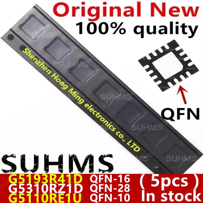 (5 Stück) 100 % neu G5193R41D G5193 5193 QFN-16 G5310RZ1D G5310 5310 QFN-28 G5110RE1U G5110 5110 QFN-10