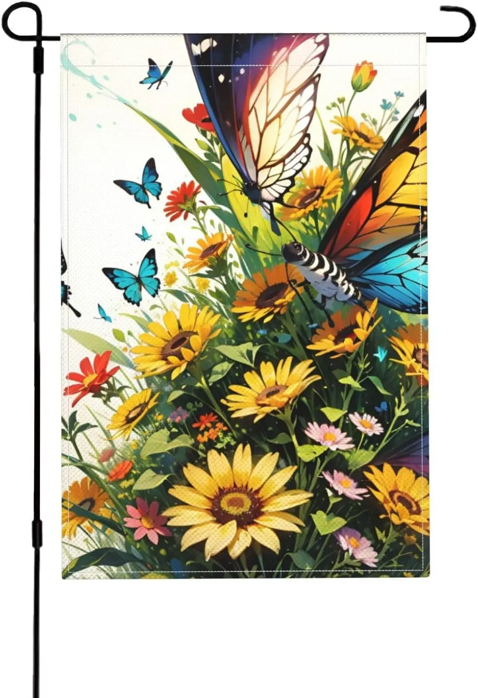 Custom Garden Flag 12x18 in, Personalized Double Sided Yard Flags Banners, Customized Outdoor Holiday Decorative Flag for Ou jaa