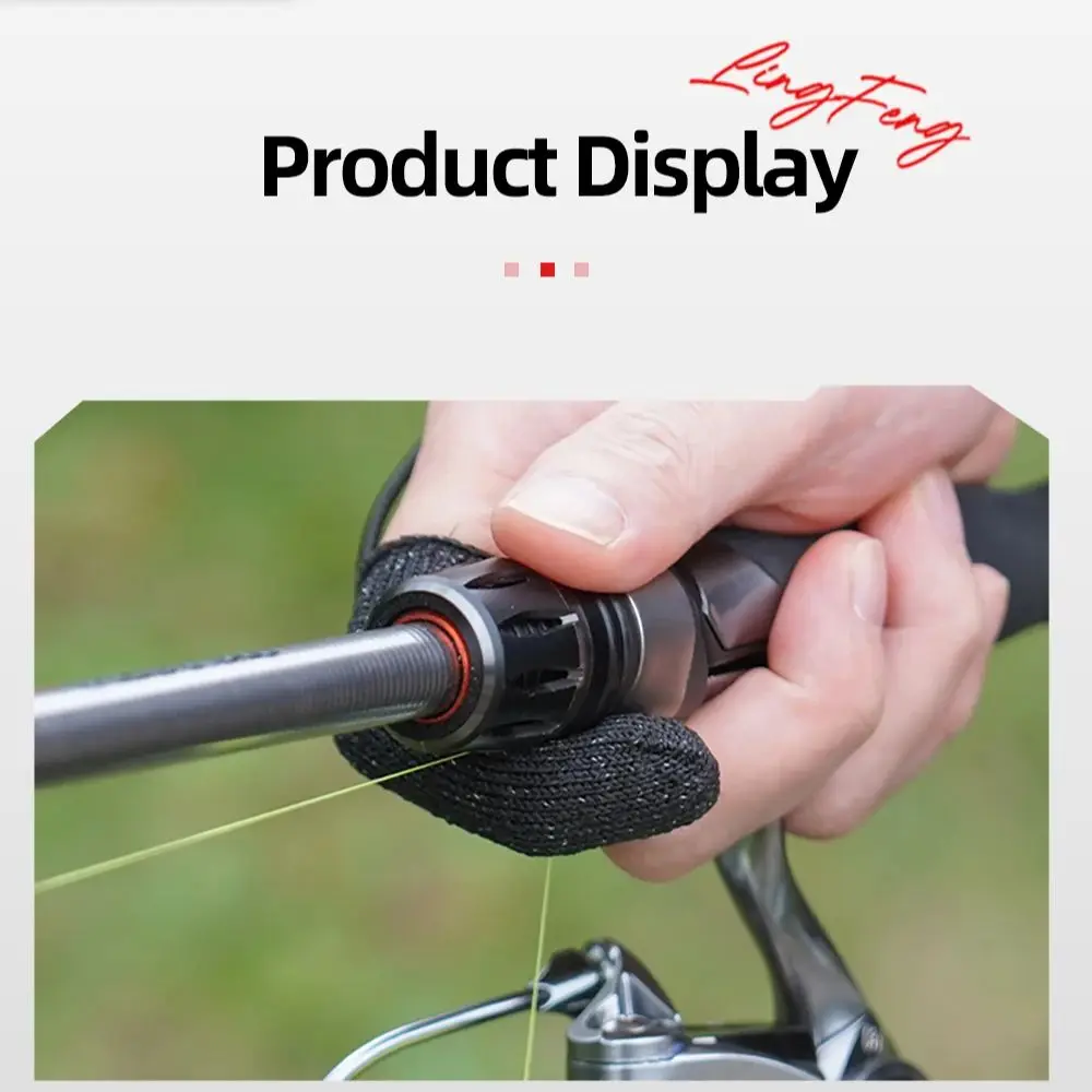 

HISTAR Single Finger Version HEEP High Strength Material Anti Slippery Button Adjust Average Size Fishing Clothing Glove