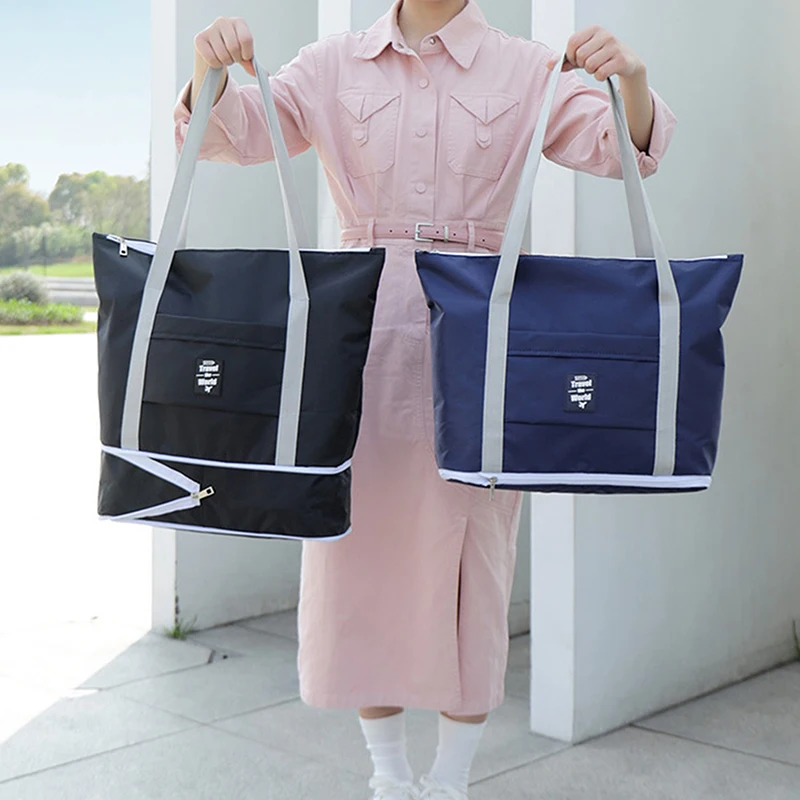 Bolsa de viaje impermeable para mujer, organizador de equipaje de mano, a la moda, para deportes, gimnasio, Fitness, bandolera, 2024