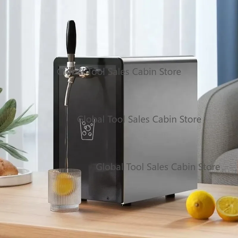 

New Style Electric Stainless Steel Soda and Sparkling Water Maker Machine Easy Home Office Shop Restaurant Desktop Installation