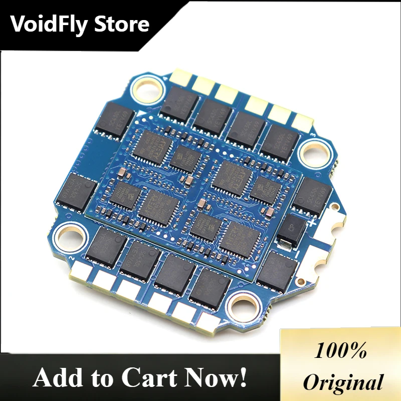 VoidFly F405-V2 Stack Flight Controller 60A 4IN1 ESC 8S AM32 For RC FPV Racing Drone Airplane Quadcopter Accessory 30.5x30.5mm